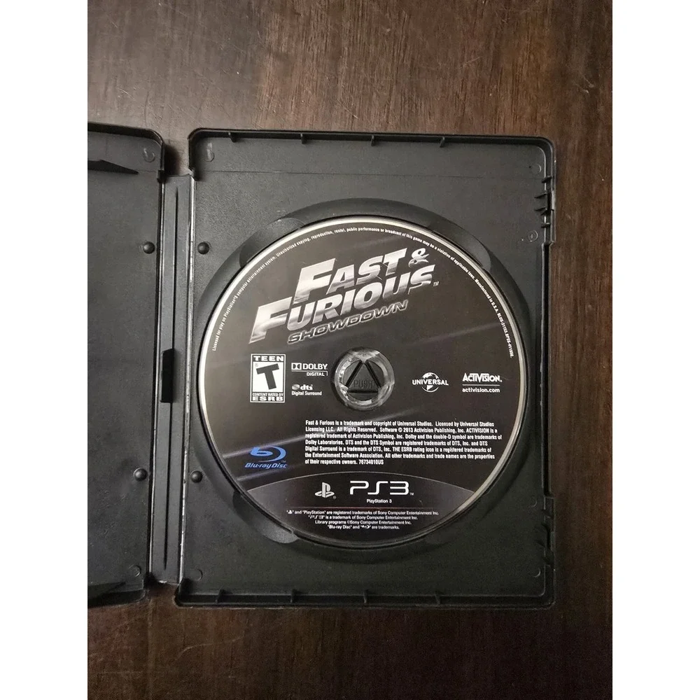 Fast & Furious: Showdown (Sony PlayStation 3, PS3)
